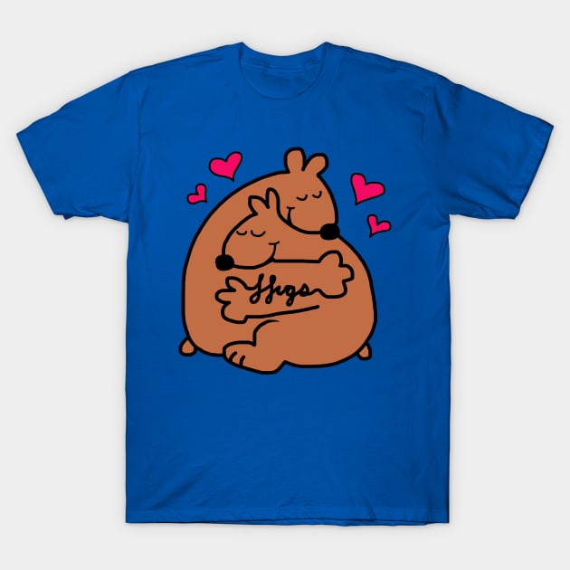 Bear Hugs T-Shirt by wolfmanjaq